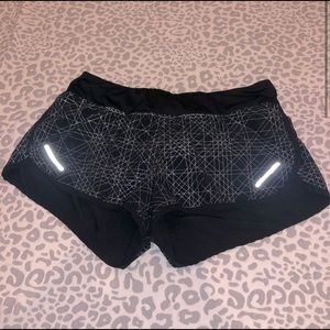 Black athletic shorts